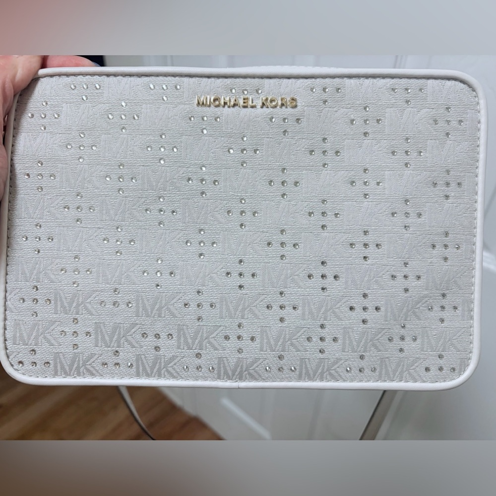 Michael Kors Cream Quilted Interior